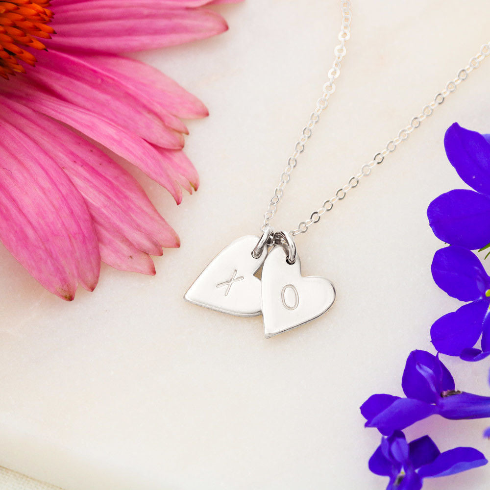 Stepmom Of The Bride Gift Necklace, To Stepmother From Step Daughter, Sweetest Hearts Necklace