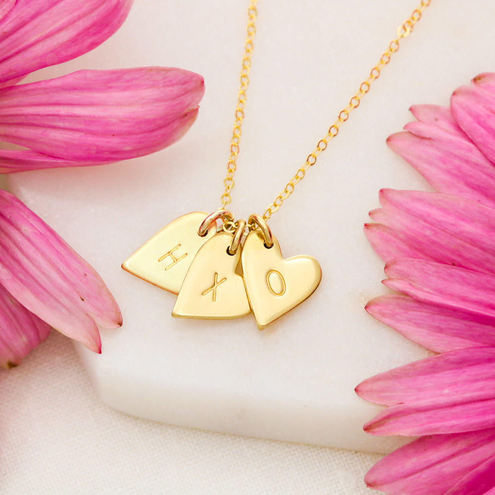 Stepmom Of The Bride Gift Necklace, To Stepmother From Step Daughter, Sweetest Hearts Necklace