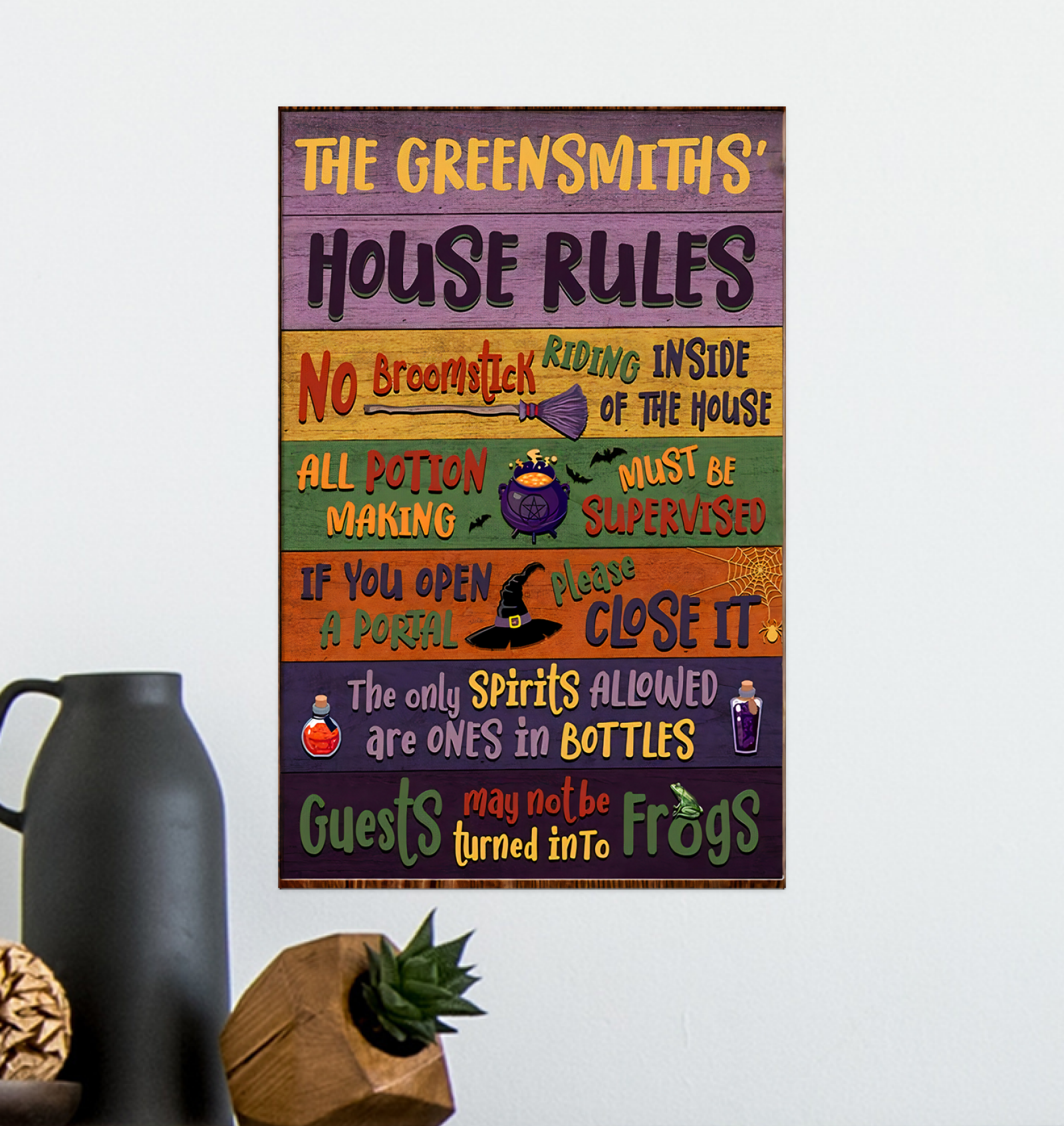 Witch's House Rules Poster