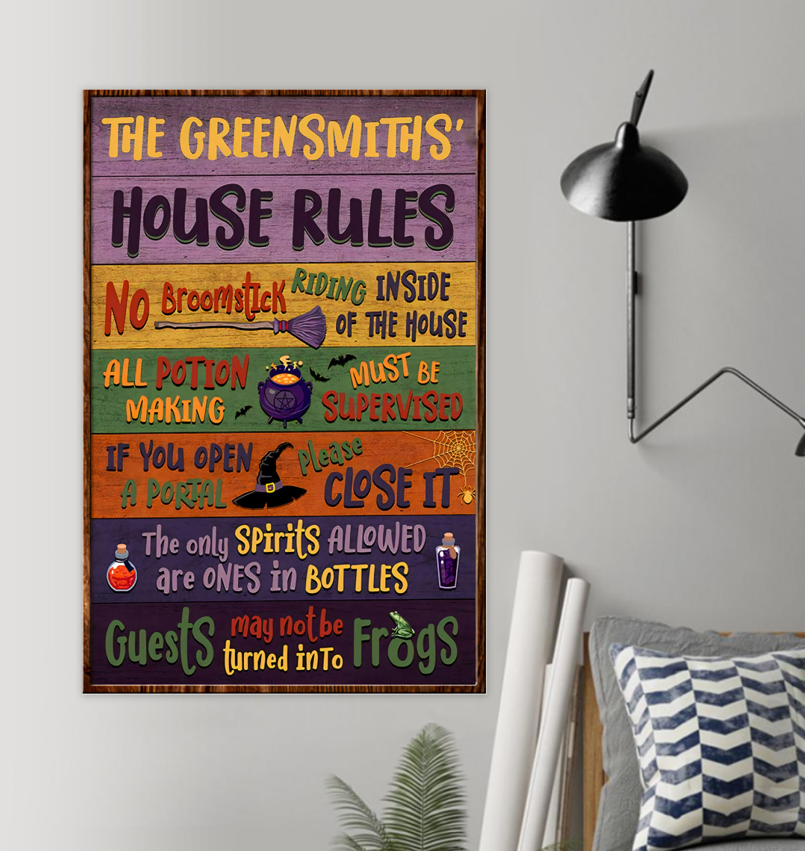 Witch's House Rules Poster